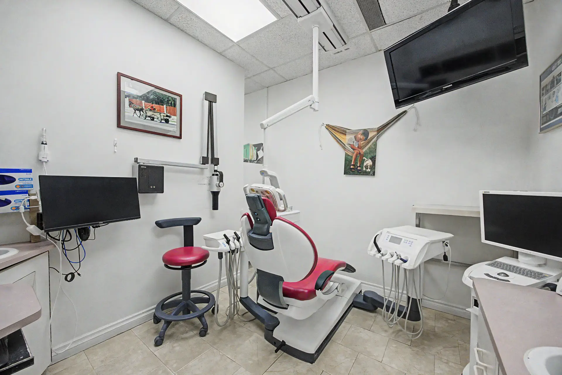A treatment room at Millway Dental.